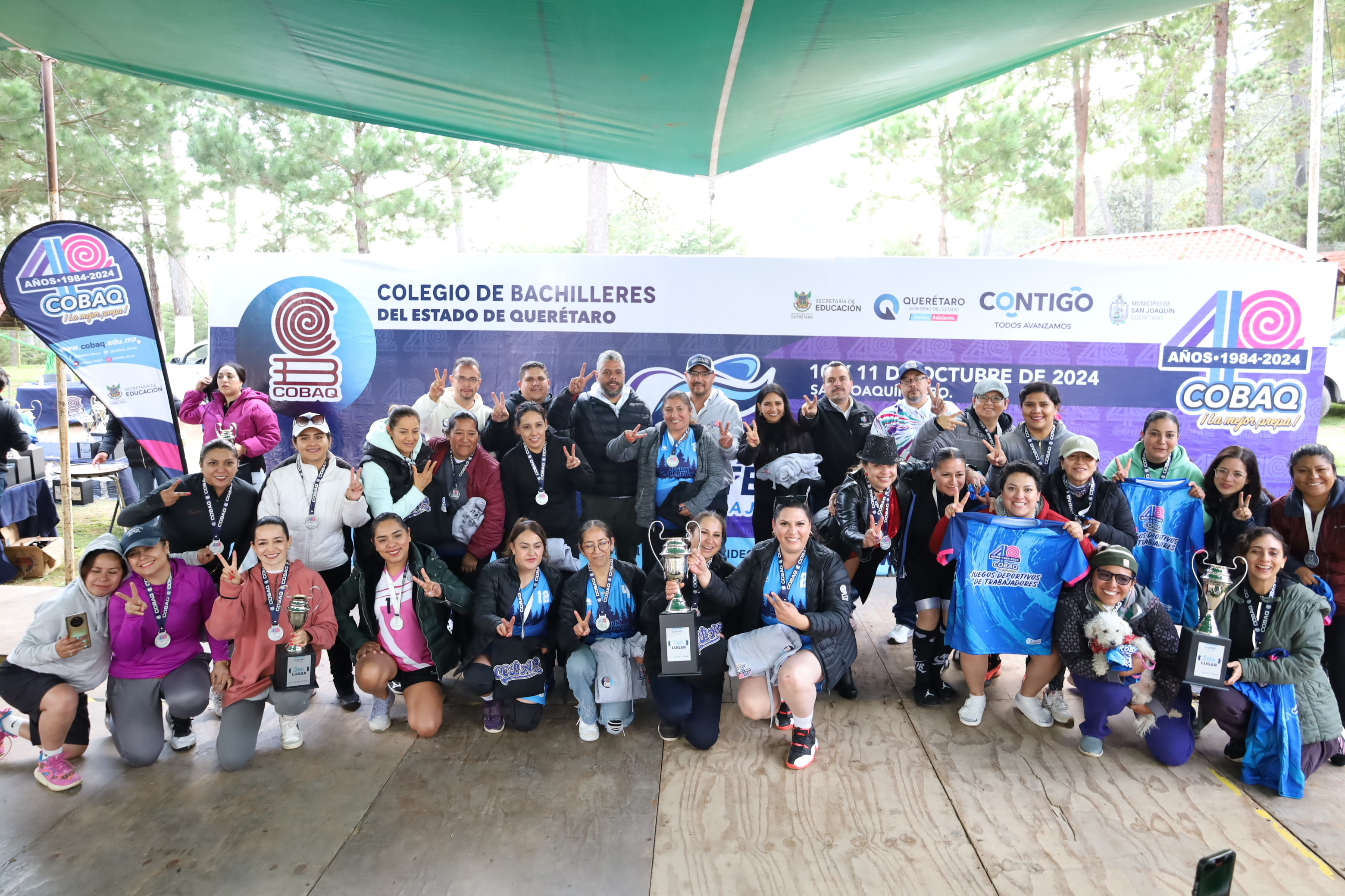 Finalizan los Juegos Deportivos InterCOBAQ de trabajadores