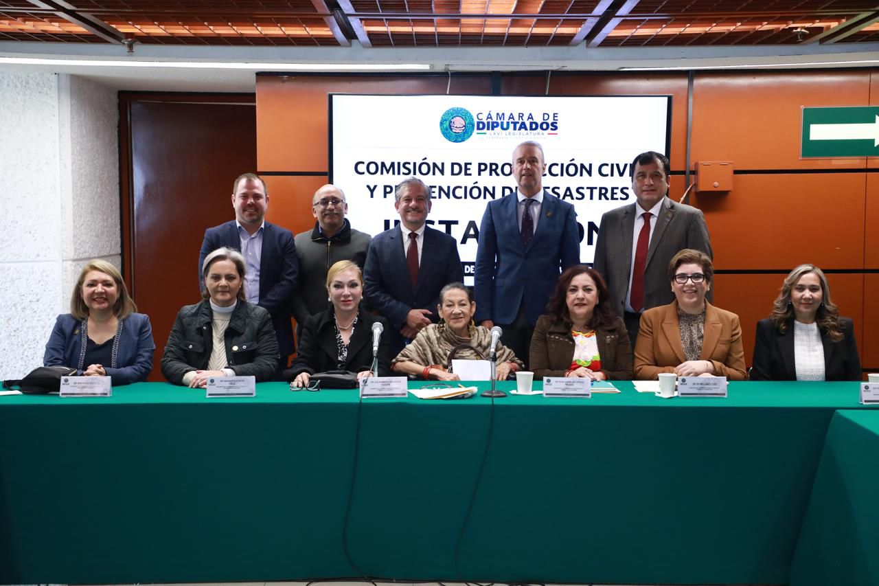 Instalan Comisión de Protección Civil en la Legislatura: la preside Luis Humberto Fernández