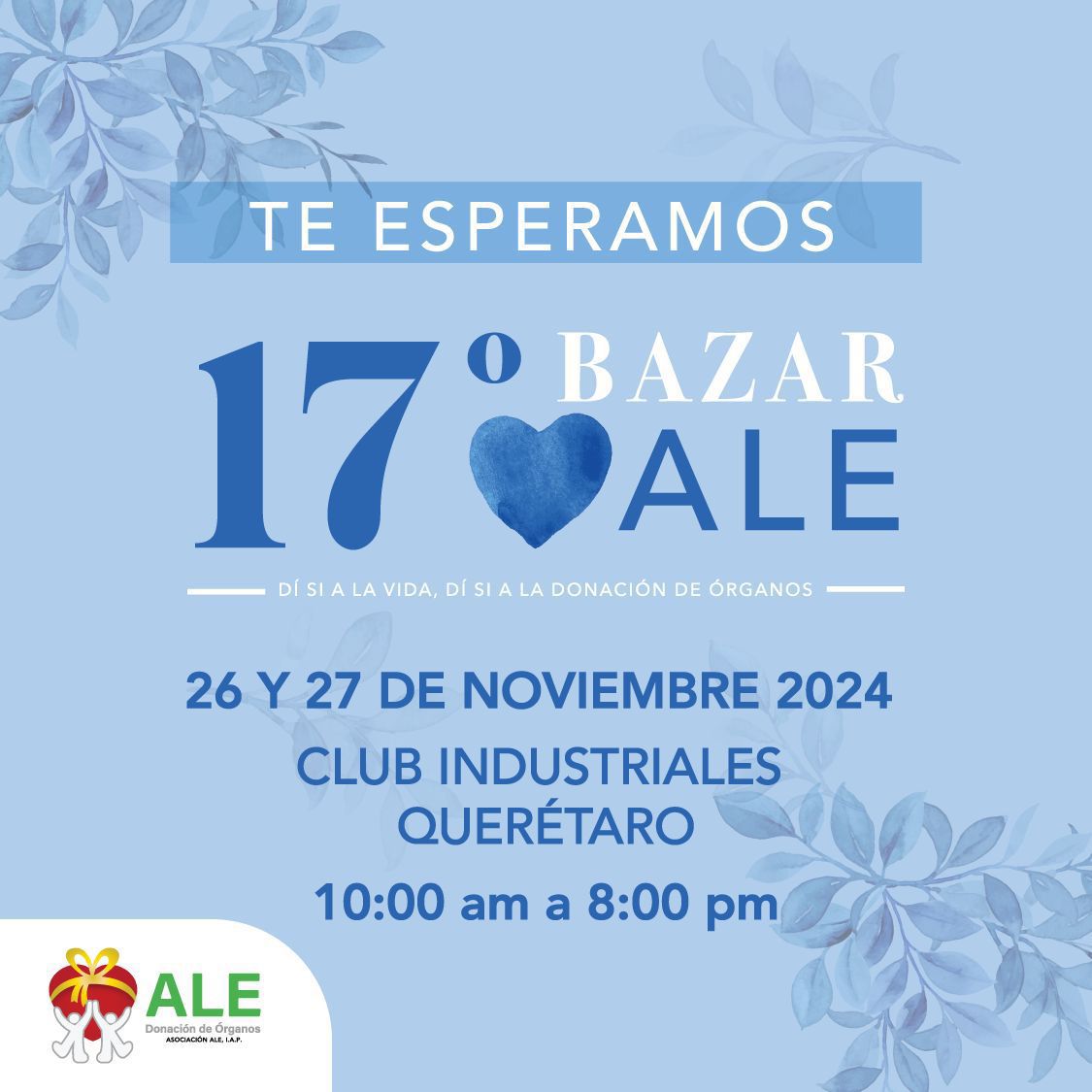 ¡Todo listo para el Bazar ALE!