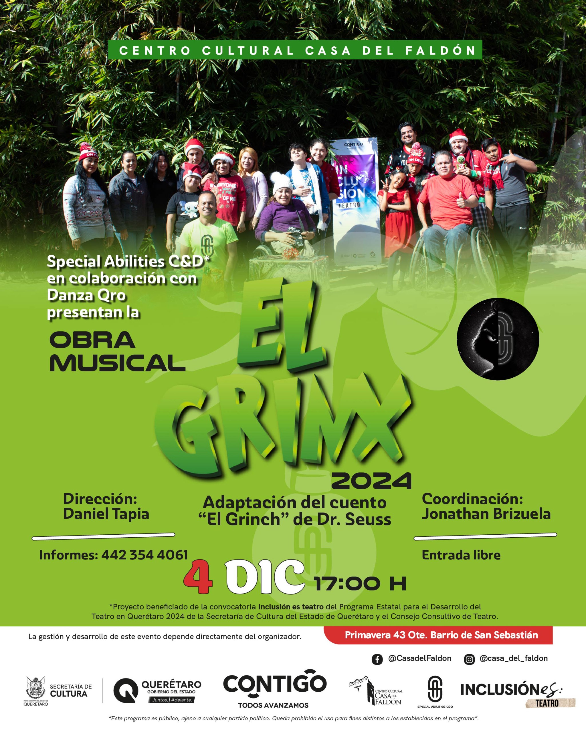 Este jueves, no te pierdas estas obras en La Casa del Faldón