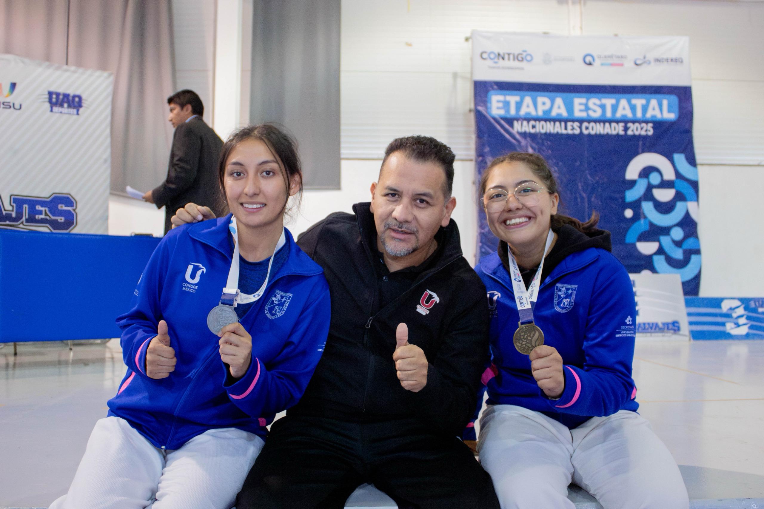 Avanzan cinco karatecas UAQ a la etapa regional del CONDDE 2025