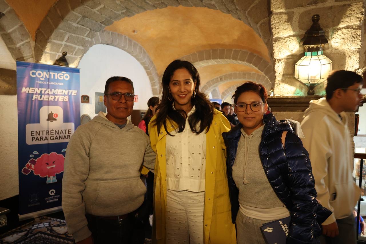 Inaugura Iridia Salazar, titular de Indereq, 1 sesión Programa Mentalmente Fuertes 2025