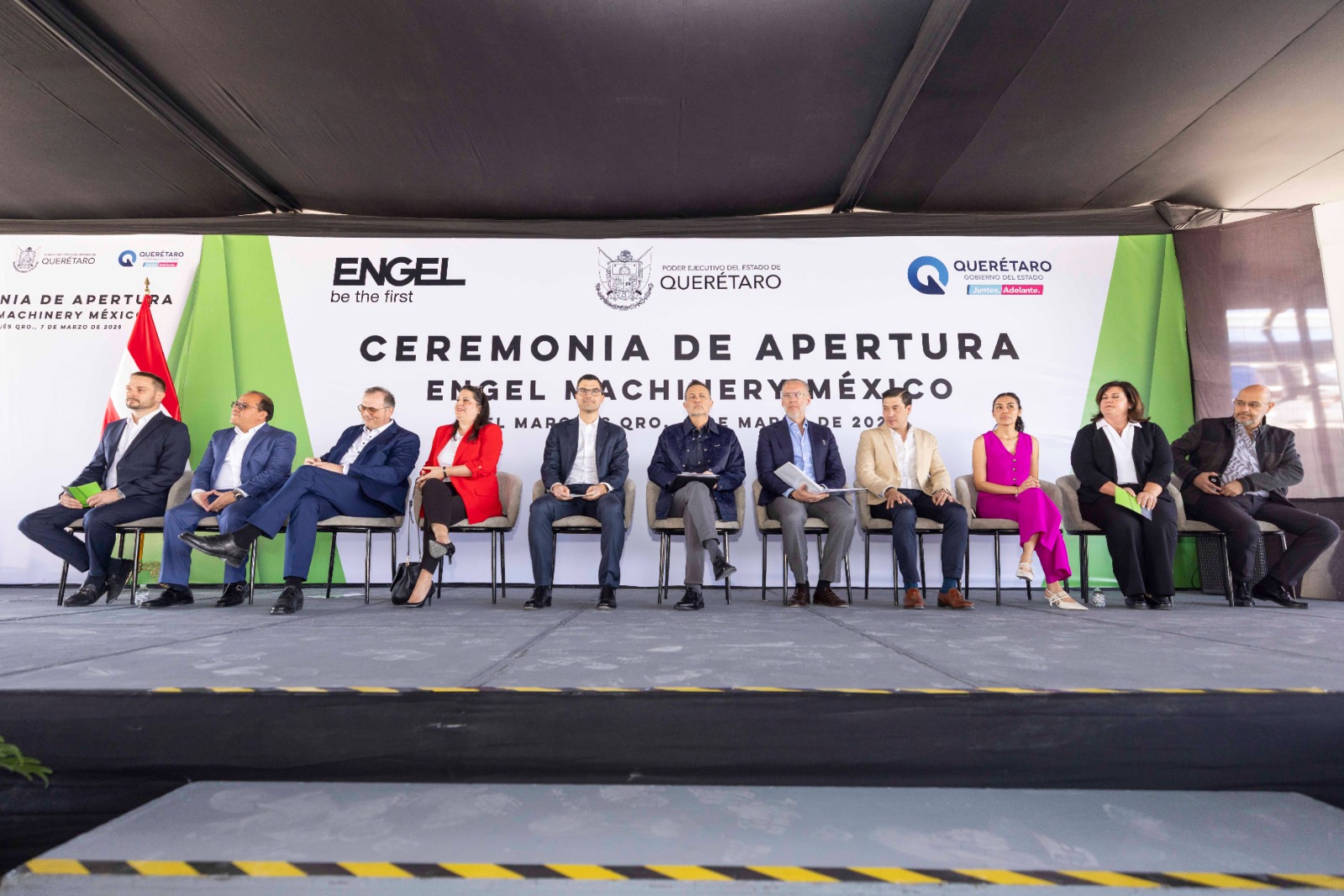 Encabeza Kuri apertura de expansión de ENGEL Machinery México en Querétaro