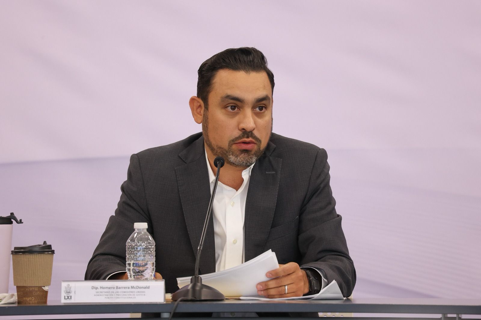 Diputado Barrera critica formas de trabajo para Dictaminar Reforma al Poder Judicial