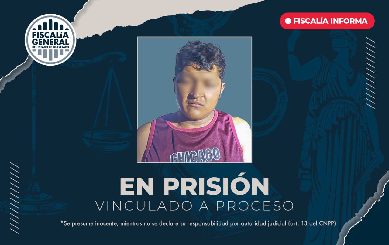 Vinculado a proceso por robo en El Marqués