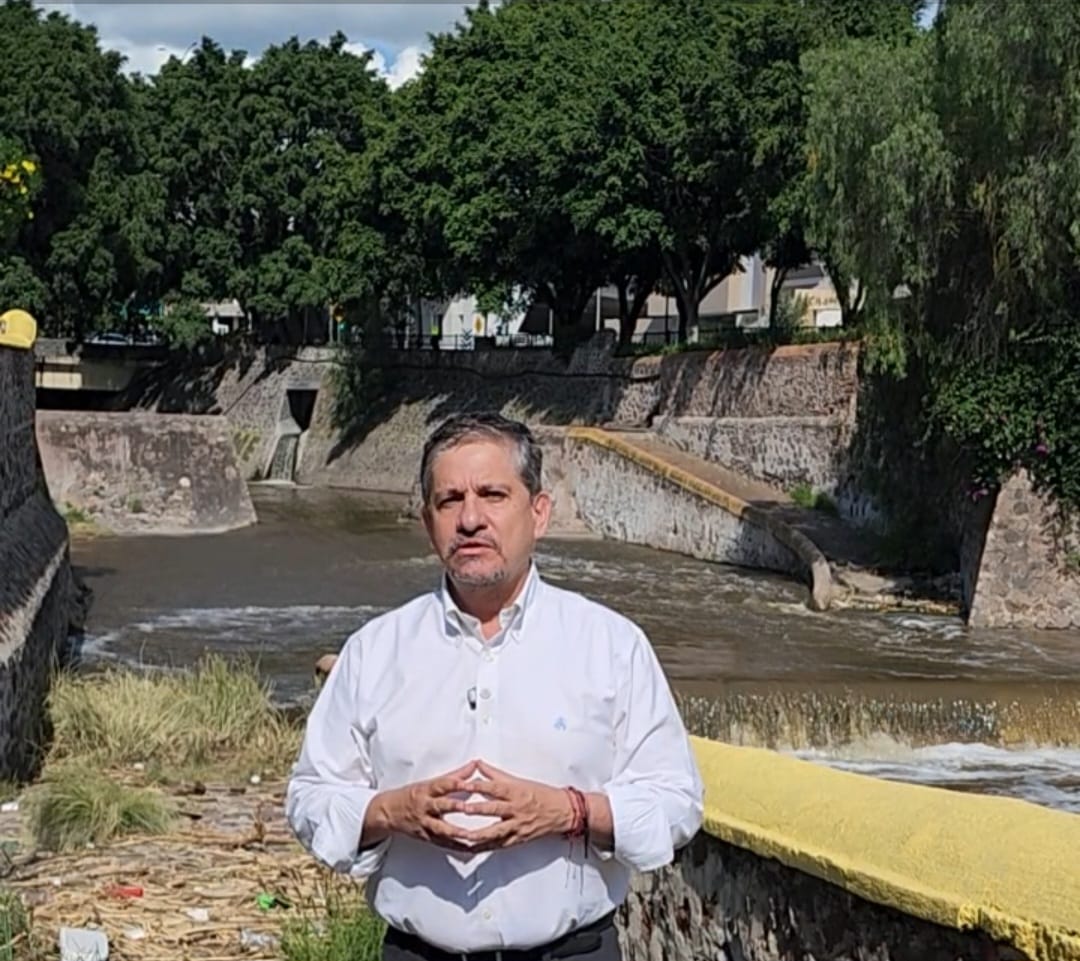 Destaca Luis Humberto Fernández la importancia de sanear el Río Querétaro
