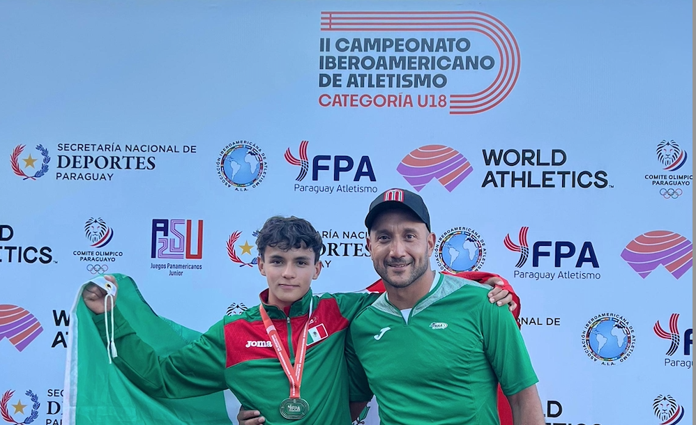 Atleta queretano de salto con garrocha es subcampeón iberoamericano