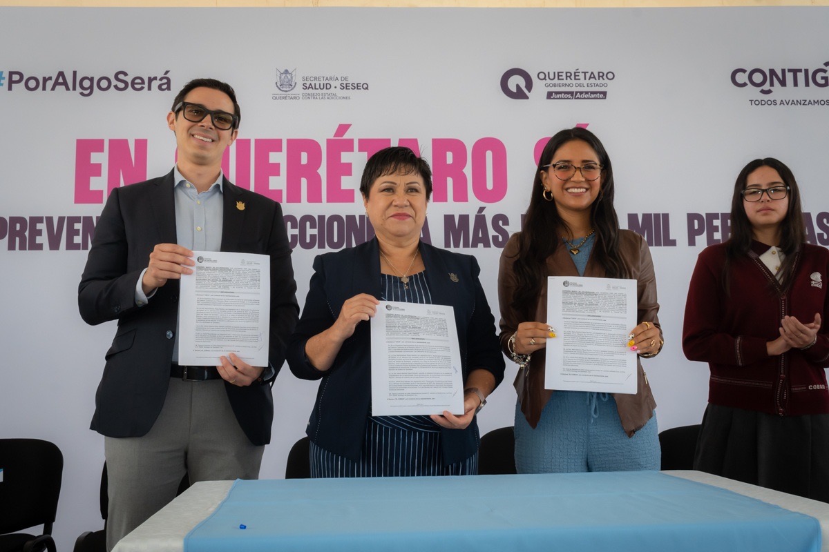 CECA y COBAQ unidos por la salud mental y la prevención de adicciones