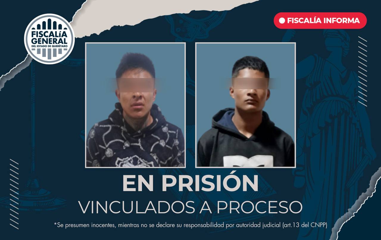 Vinculados a proceso por robo de vehículo en Cadereyta de Montes