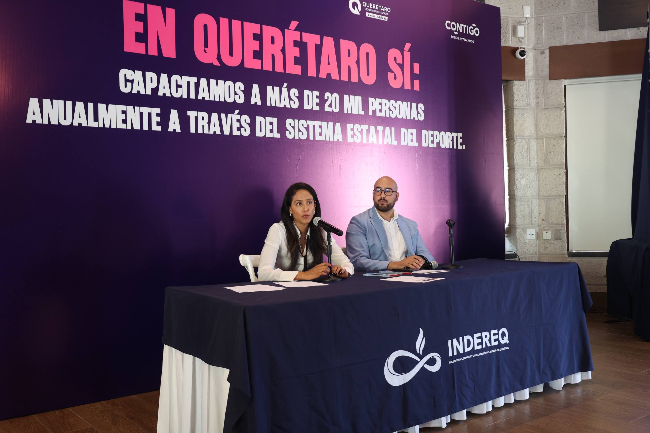 Presenta INDEREQ Congreso del Deporte 2025 con participación de Rafa Márquez y Marco Verde