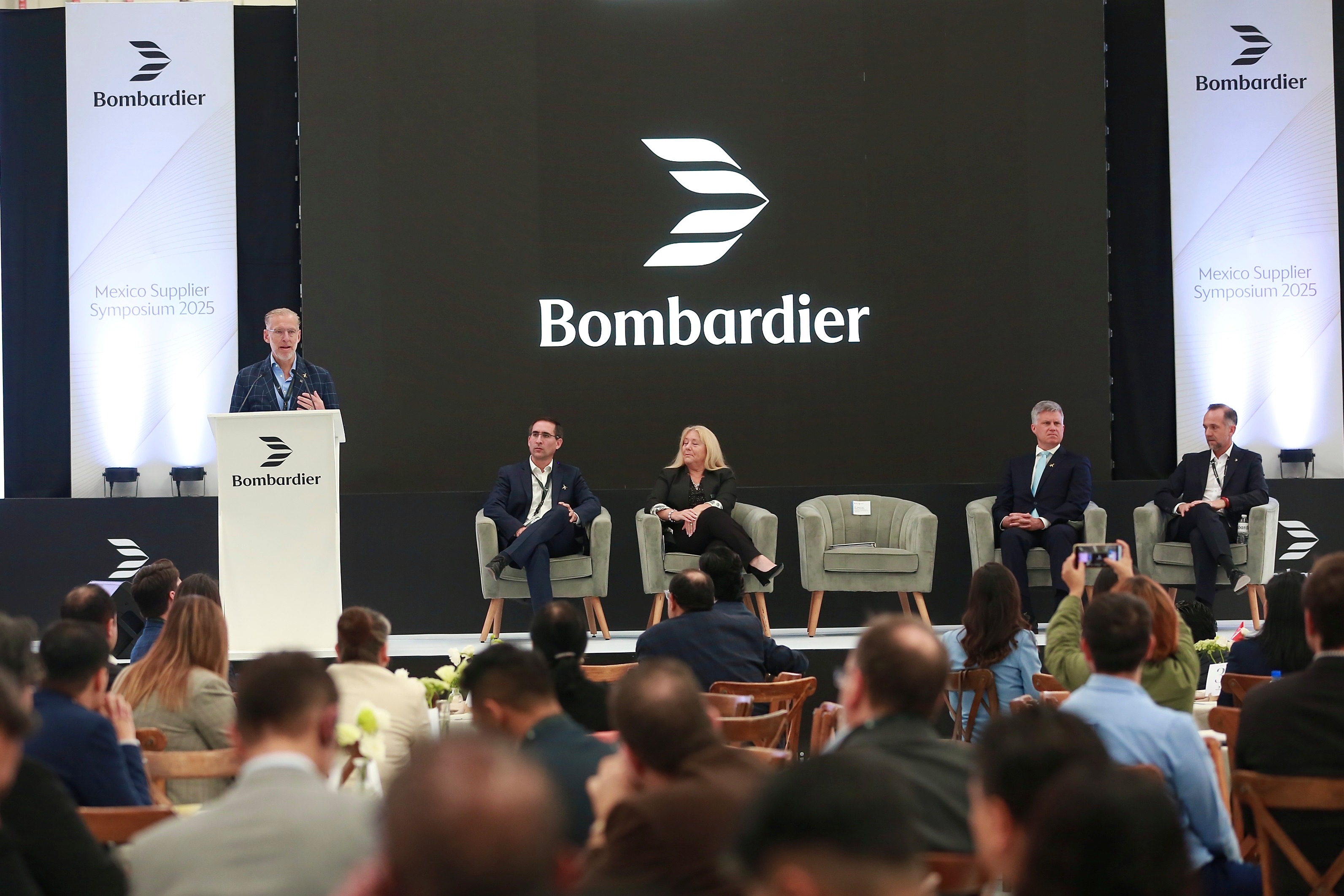 Inaugura Marco Del Prete el Supplier Symposium de Bombardier