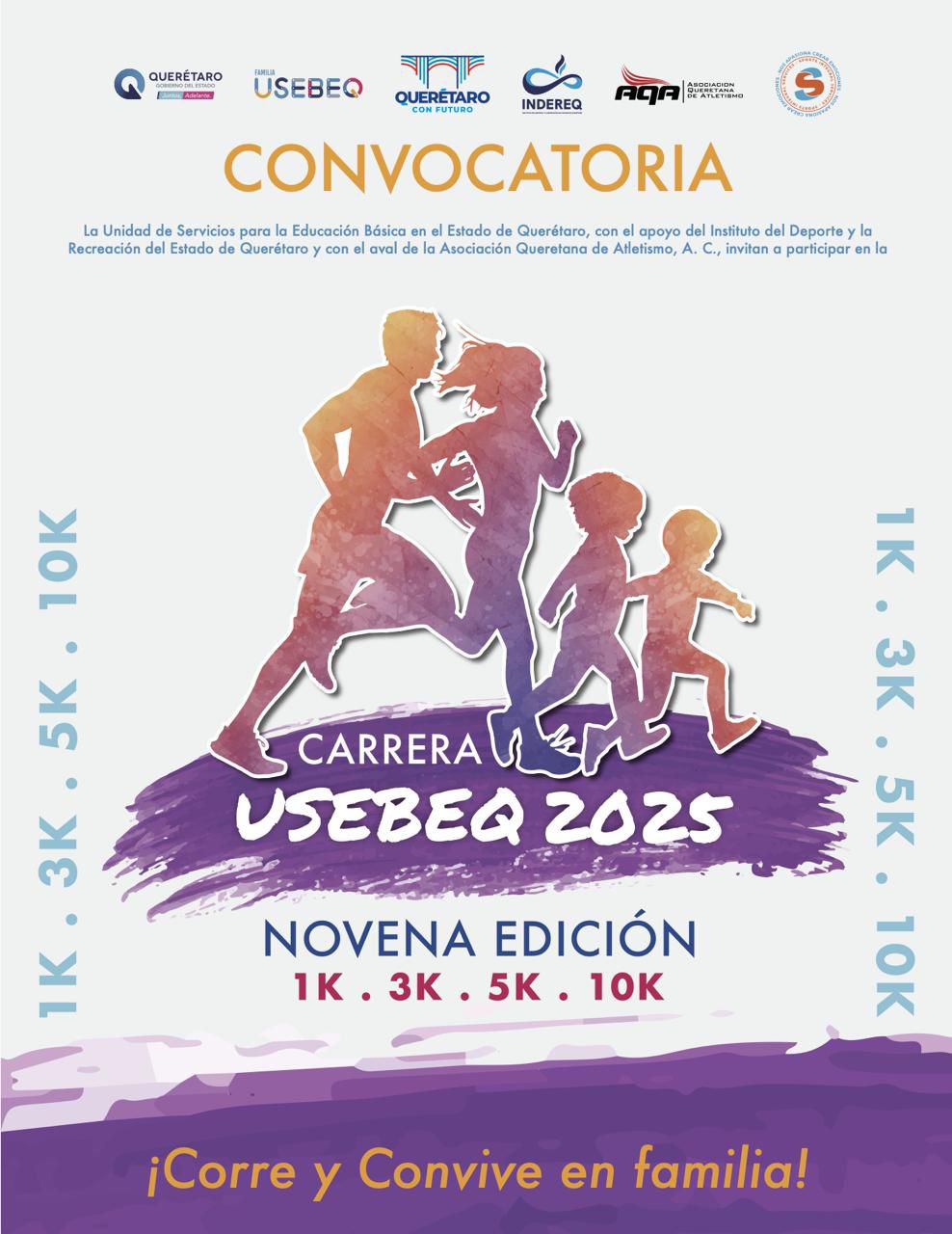 Presentan novena edición de la Carrera USEBEQ 2025