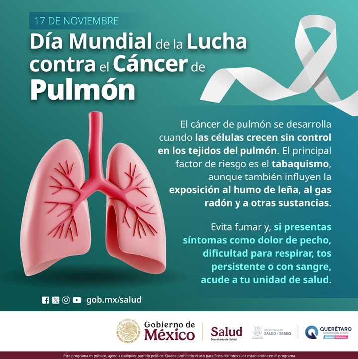 Día Mundial de la lucha Contra el Cáncer de Pulmón