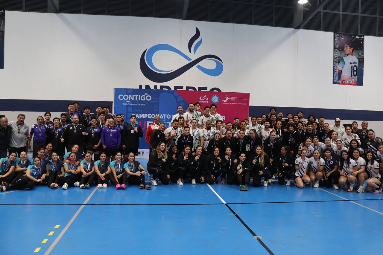 ES Querétaro tercer lugar del Campeonato Nacional Premiere de Balonmano