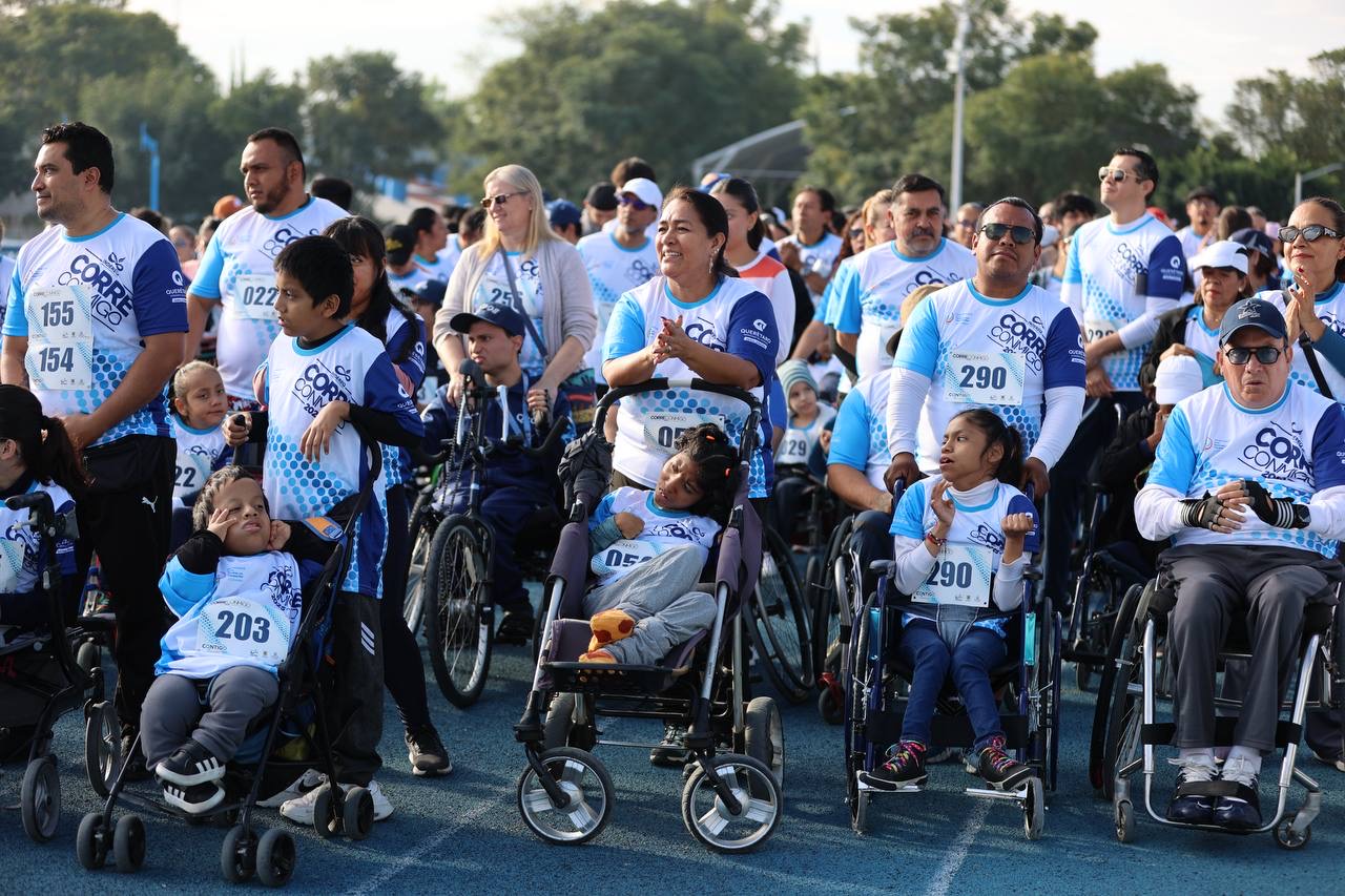 Realizan octava edición de la carrera Corre Conmigo 2025
