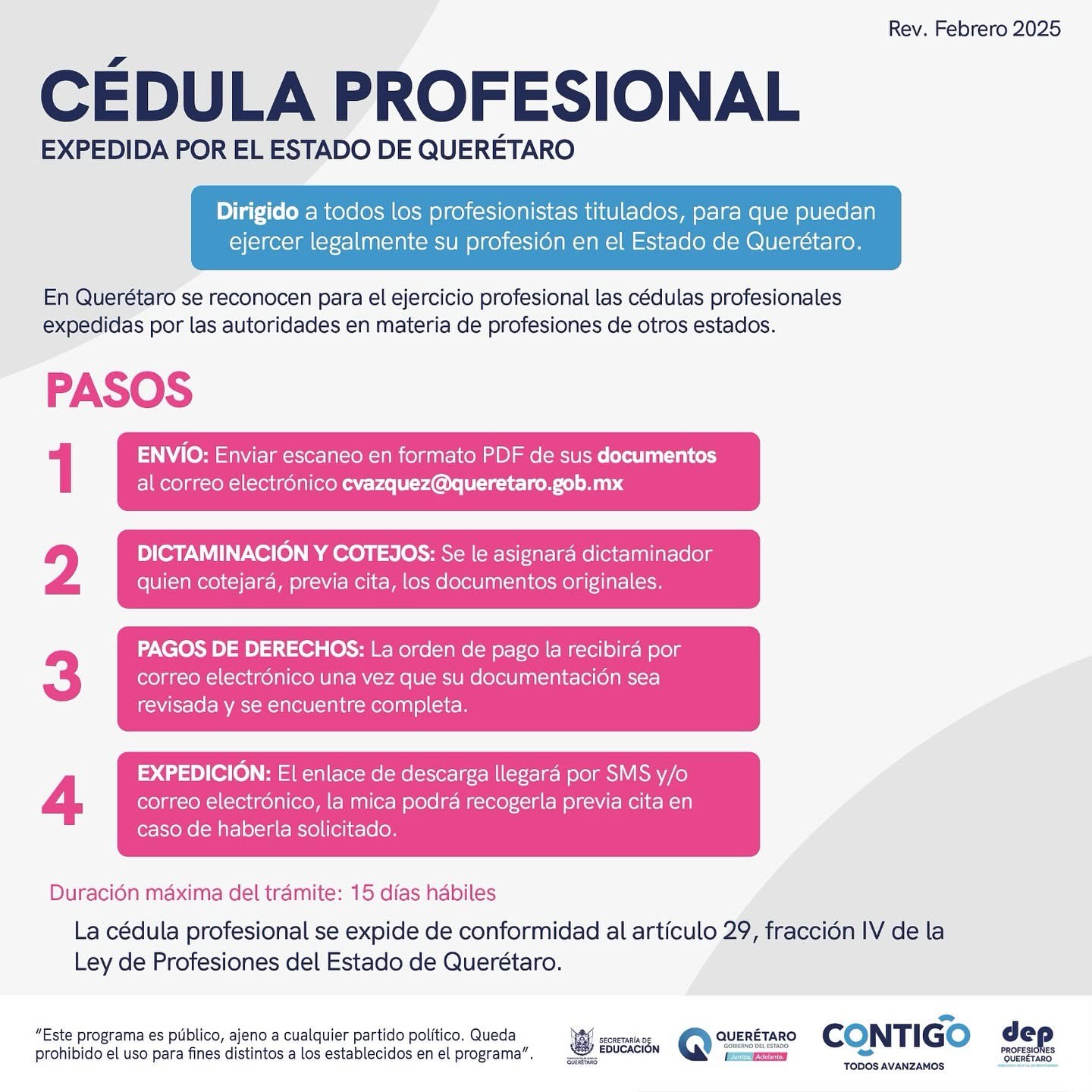 ¿Cómo realizar el trámite de Cédula Profesional