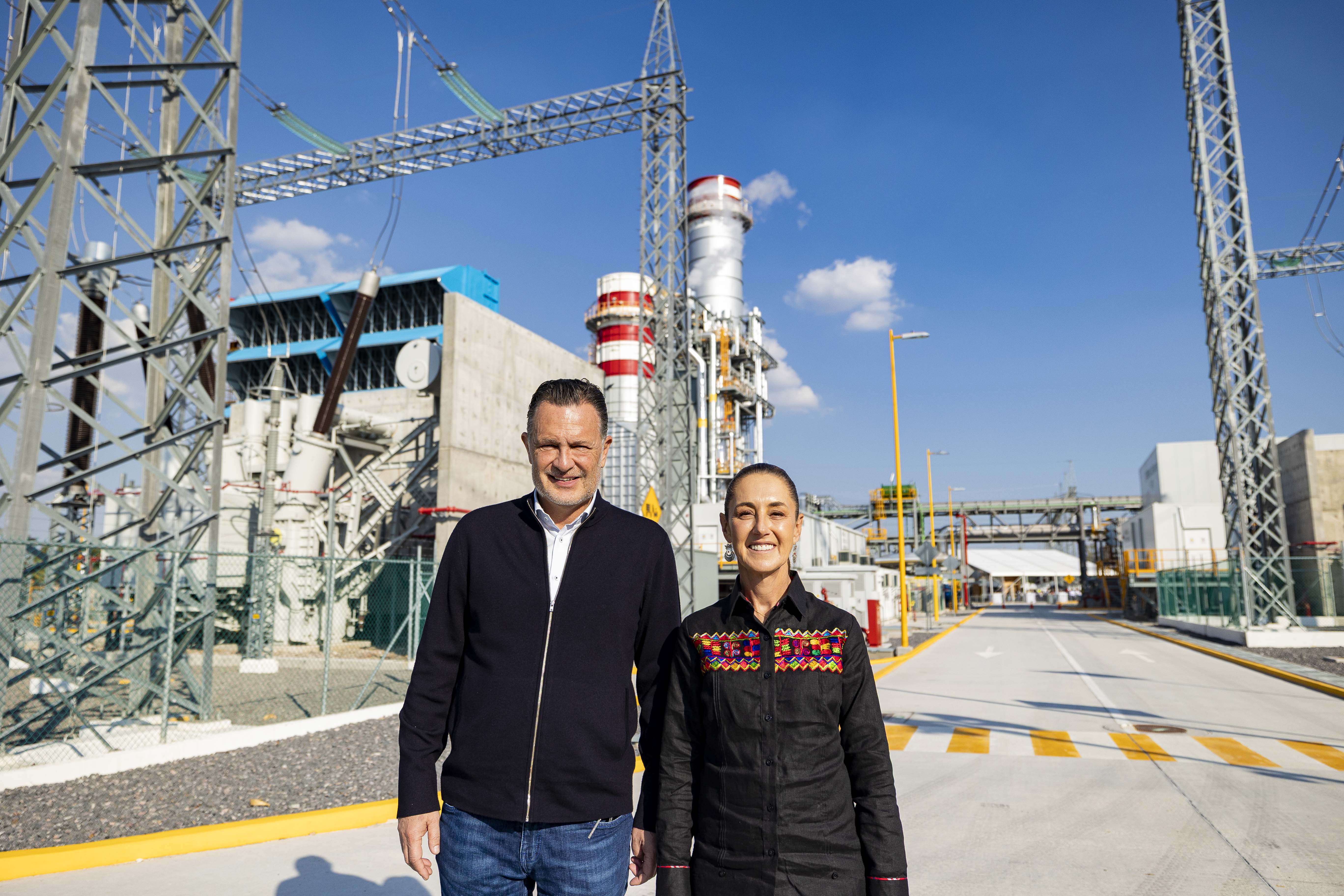 Inauguran Sheinbaum y Kuri proyecto ener´getico que atenderá demanda eléctrica de 4 millones de usuarios