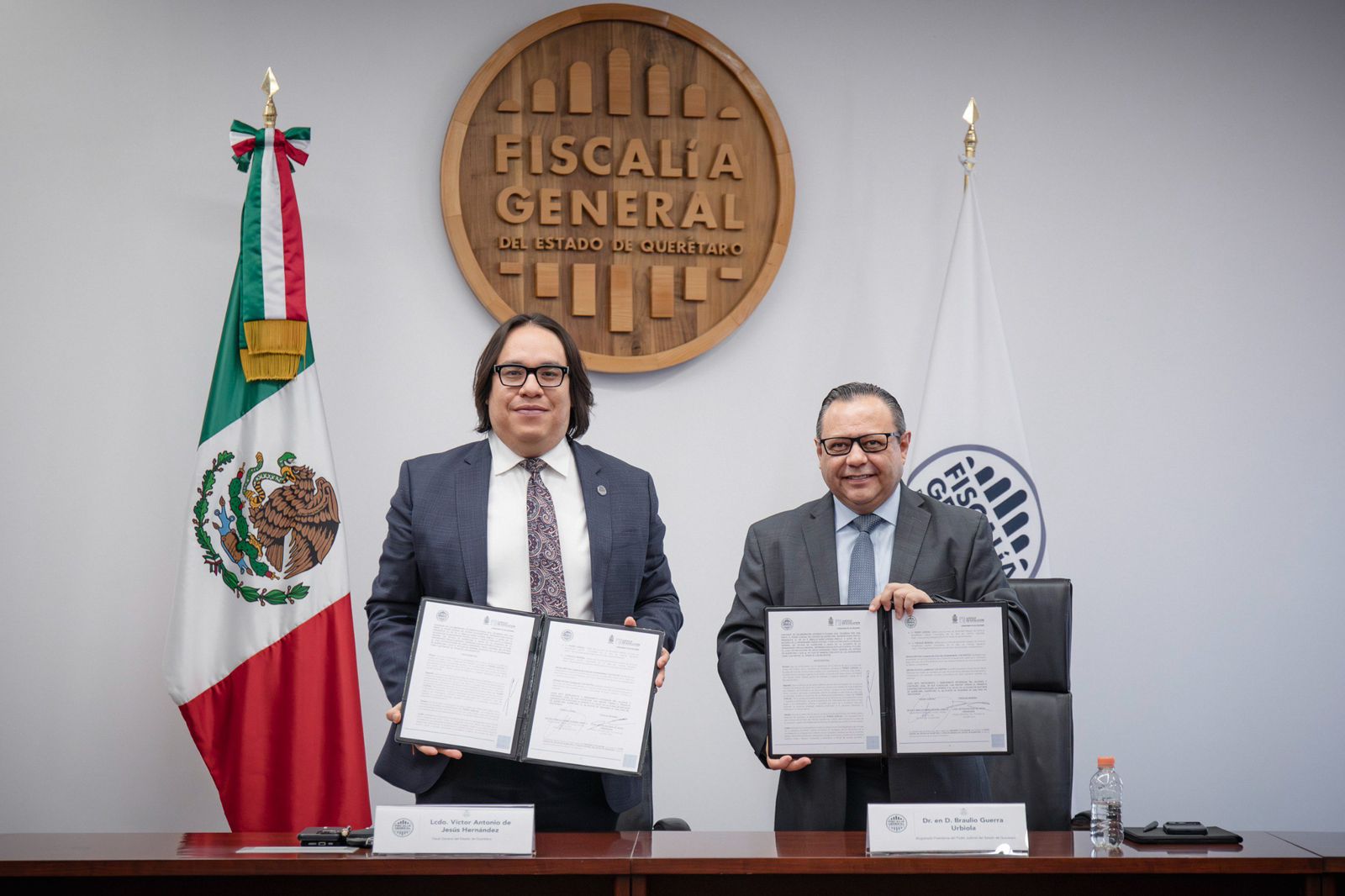 Firman Fiscalía y Poder Judicial convenio de colaboración