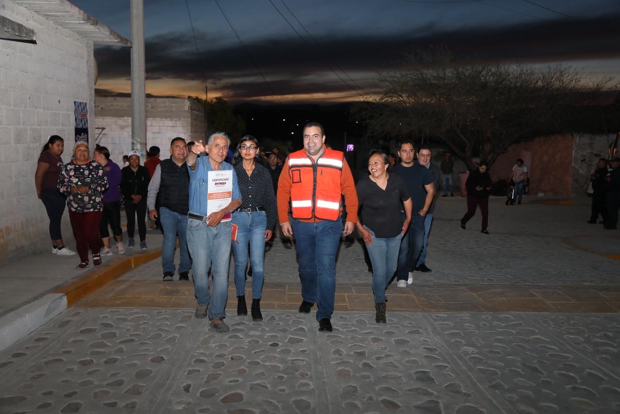 Alcalde Gaspar Trueba cumple nuevo compromiso