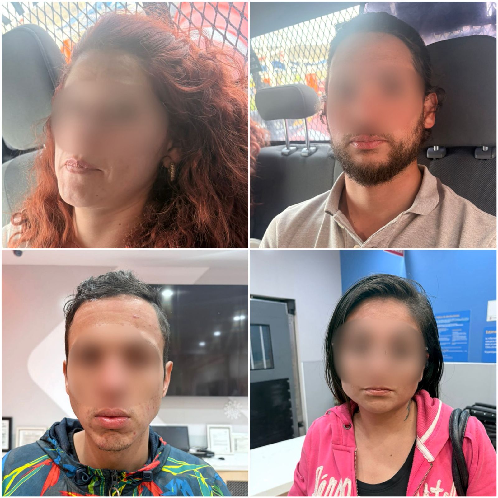 Detiene POES a dos parejas por robo a comercio