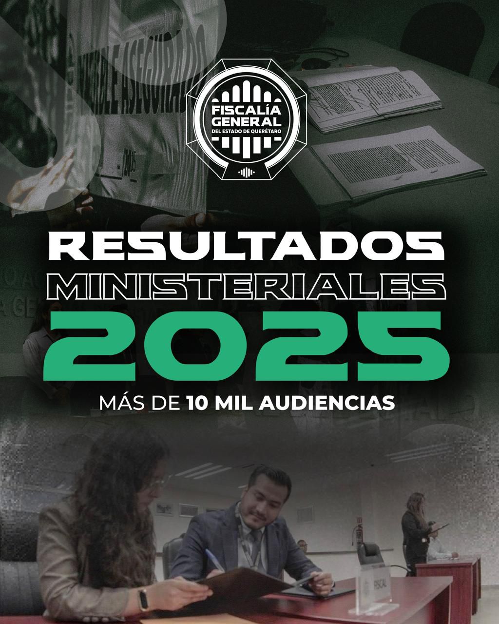 Resultados ministeriales 2025: alta eficacia en sentencias, detenciones y vinculaciones a proceso