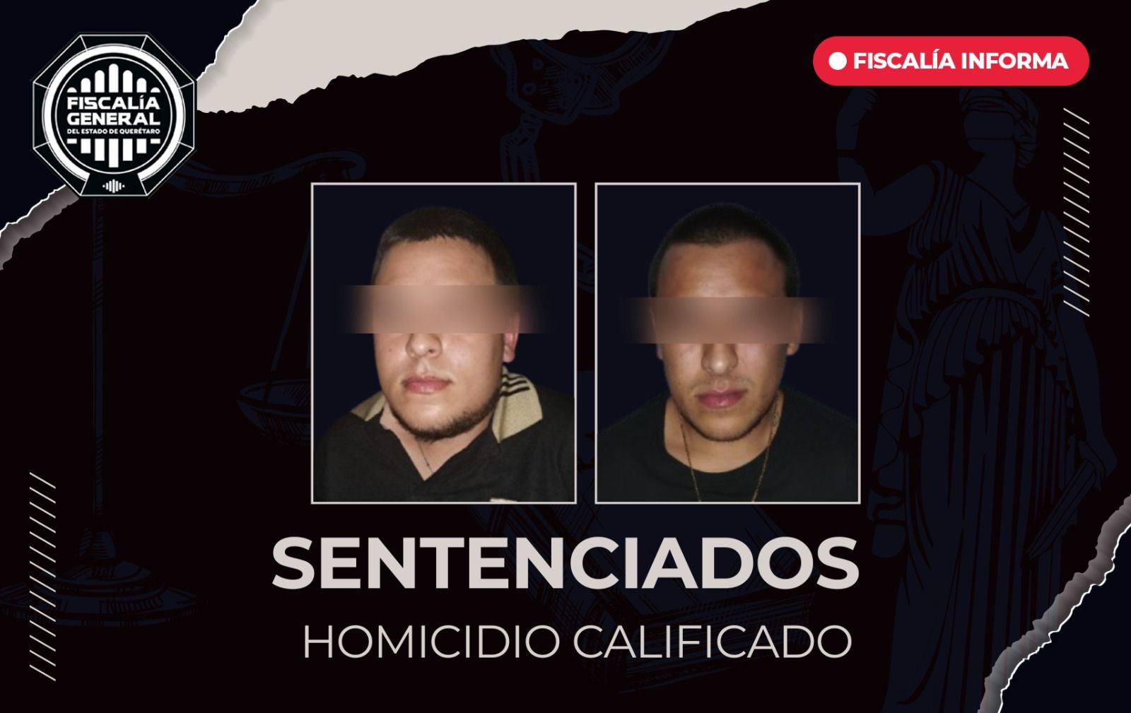 Gemelos sentenciados a 90 años de prisión por homicidio de policías en Lomas de Casablanca