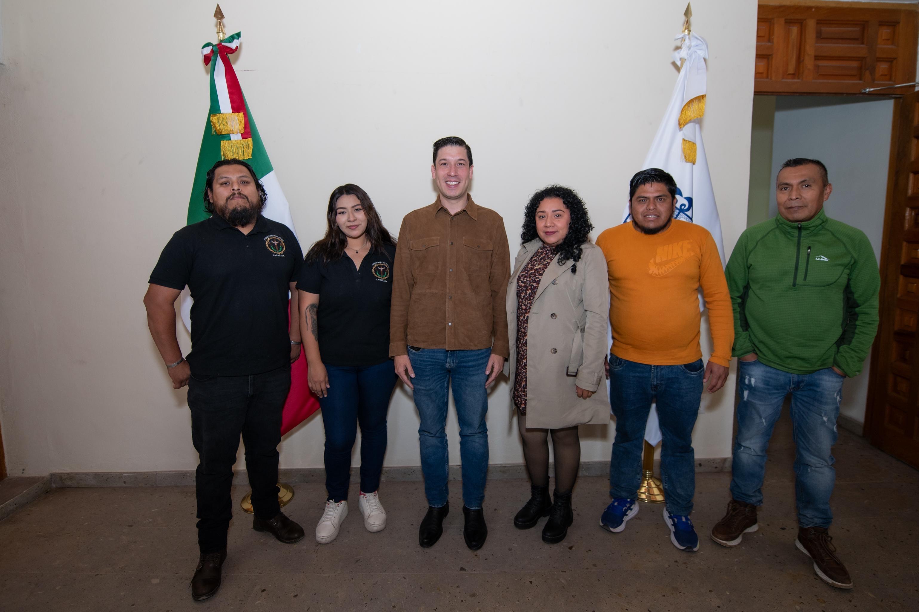 Encabeza alcalde Monsalvo reunión en beneficio de las fiestas de la Cañada