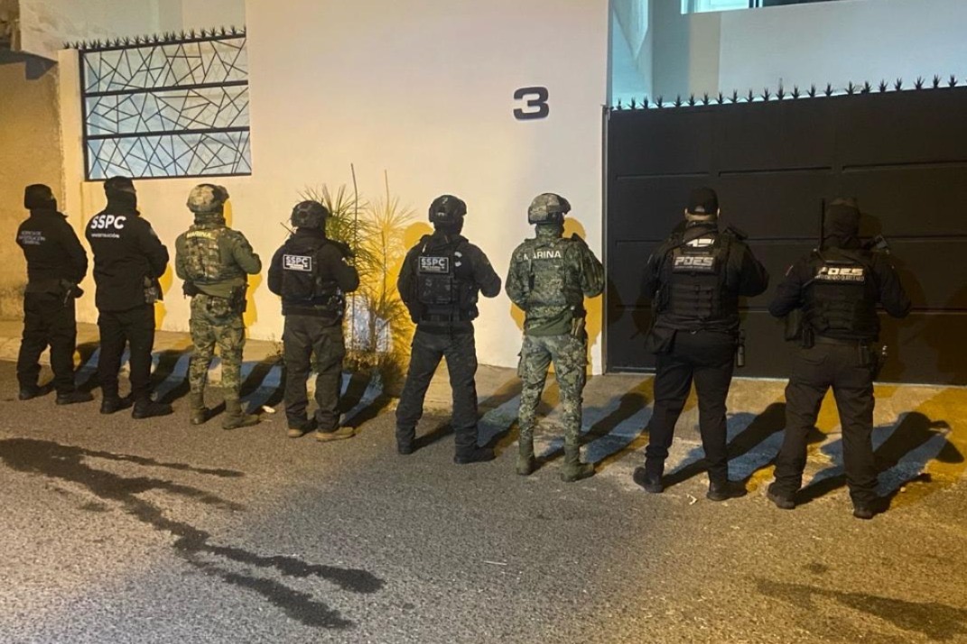 SSC colabora en operativo federal contra célula delictiva en Querétaro