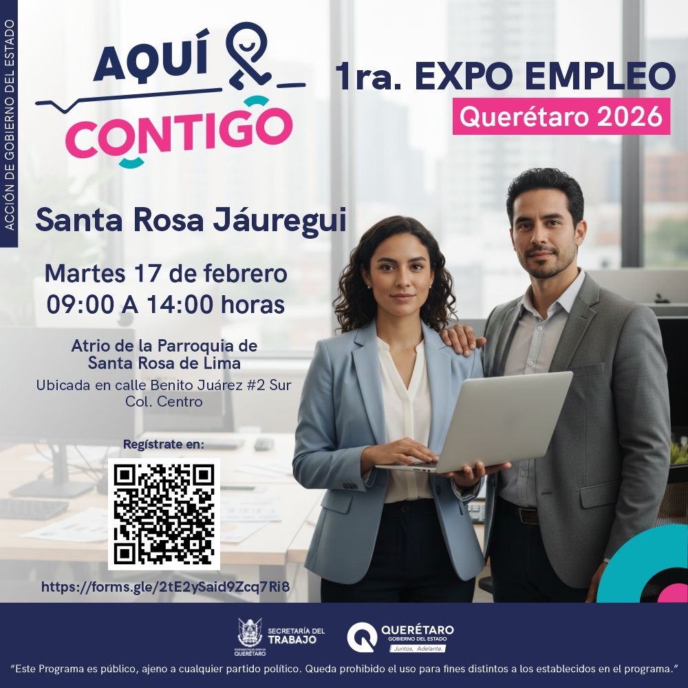 ¡Atención Santa Rosa Jáuregui! Invita ST a Expo Empleo