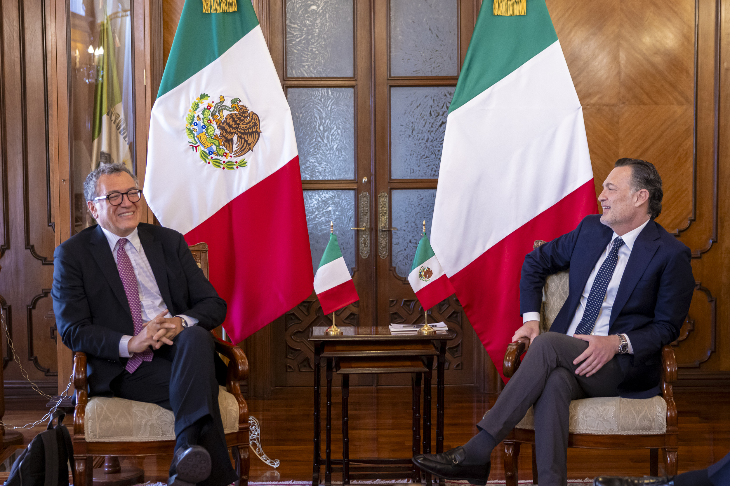 Se reúne Gobernador con el Embajador de Italia en México