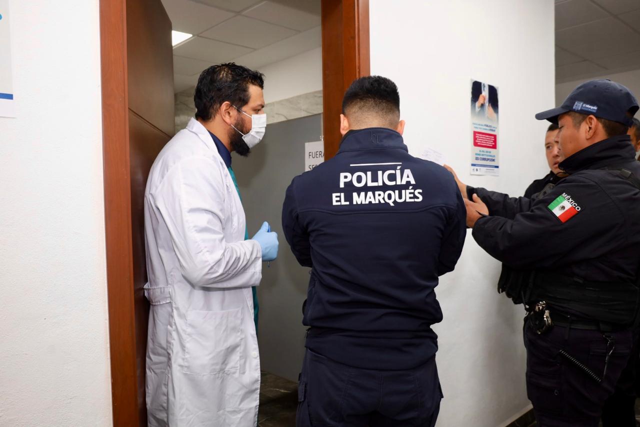 Refuerzan control de confianza en la SSPM de El Marqués con pruebas toxicológicas