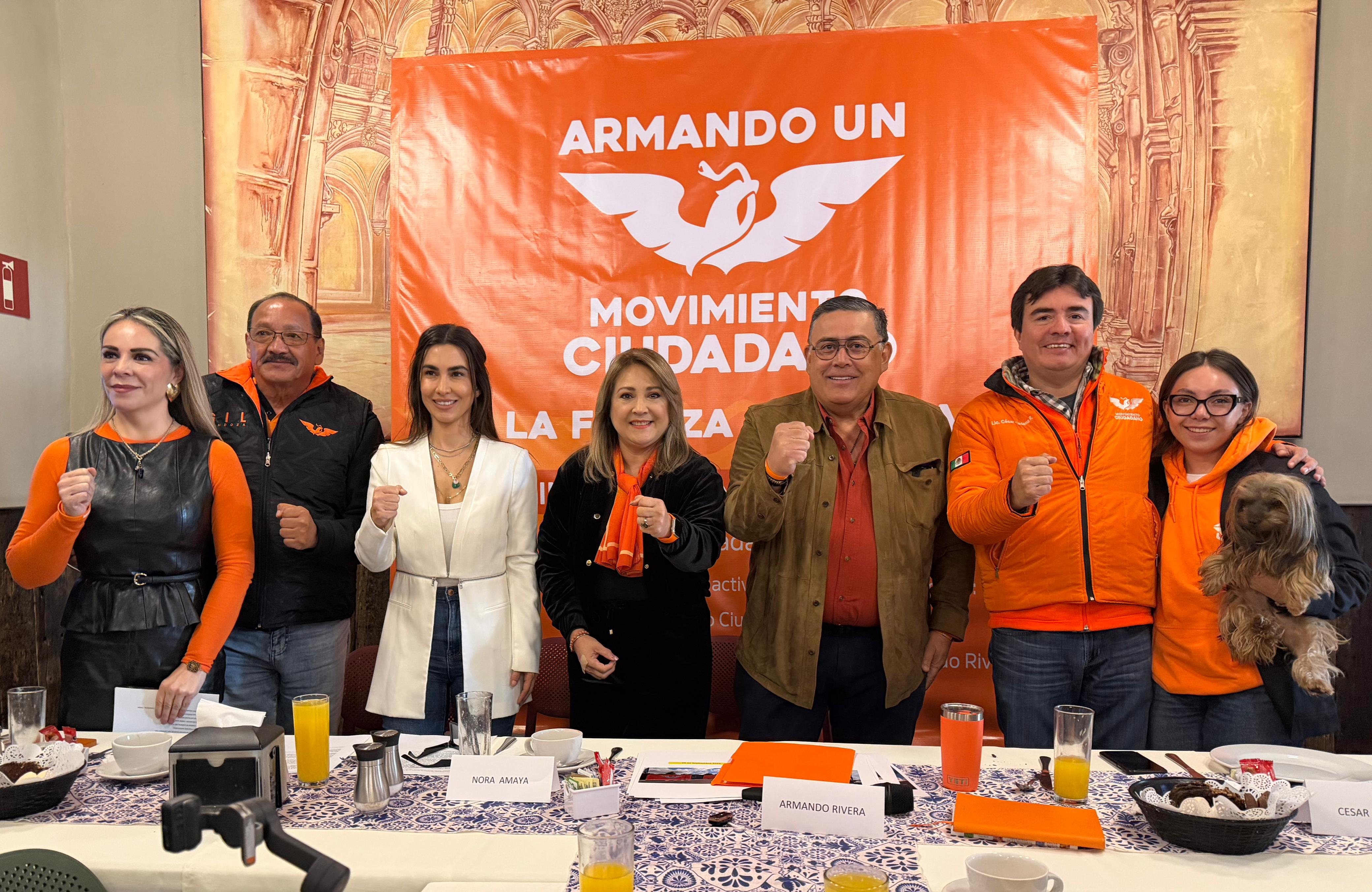 Presenta Movimiento Ciudadano su equipo municipal en Querétaro