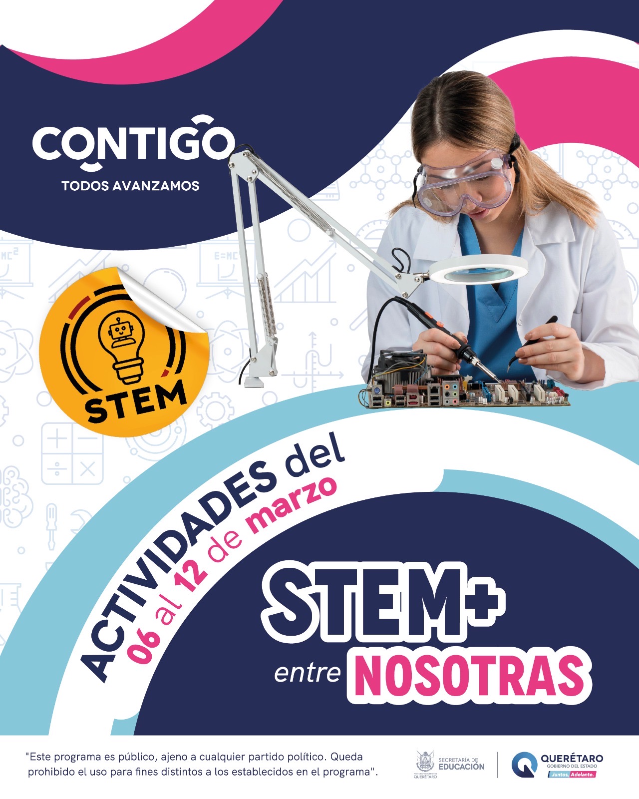 Anuncia SEDEQ programa STEM+ Entre Nosotras