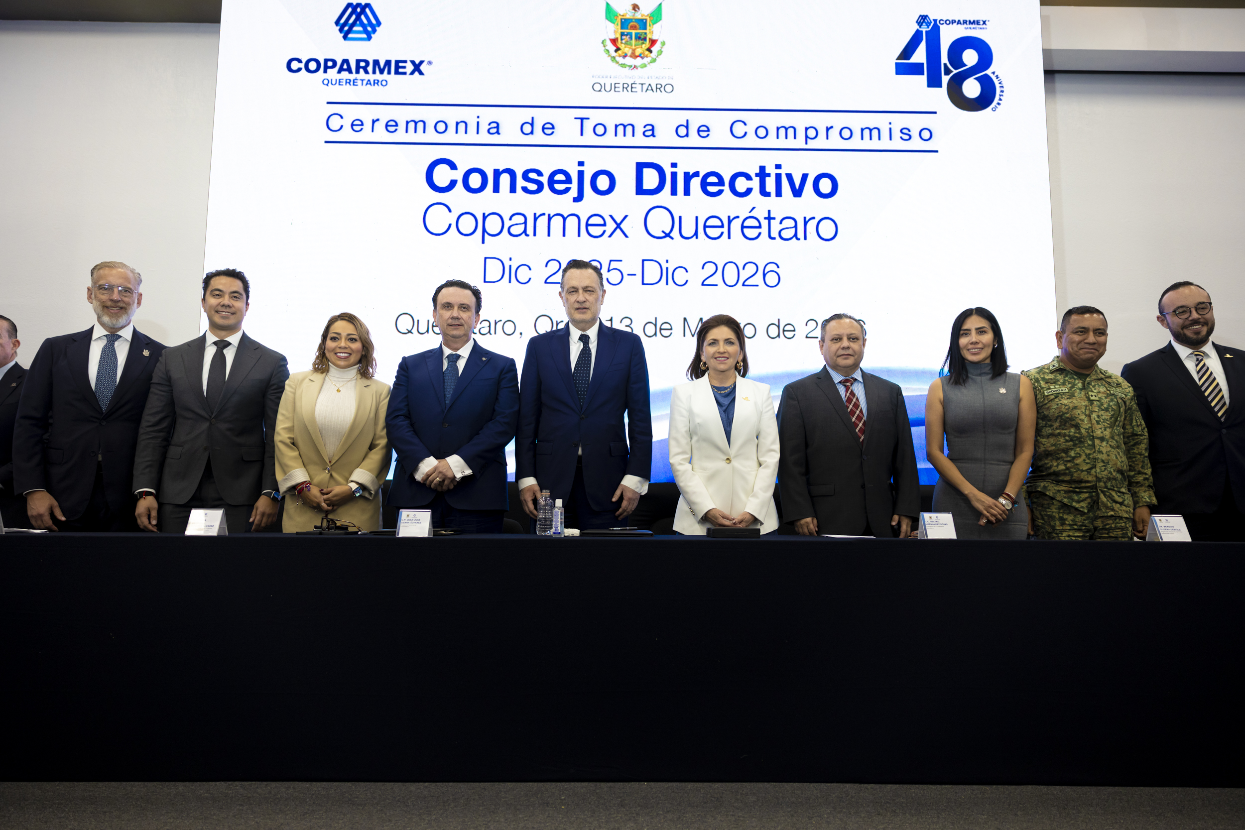 Asiste Gobernador a toma de Compromiso de la COPARMEX Querétaro