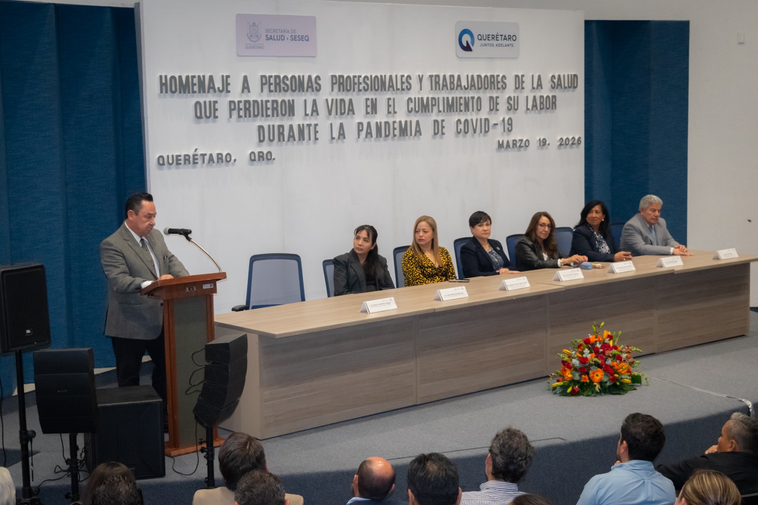 Rinde SESA homenaje a profesionales de la salud fallecidos durante la pandemia de COVID-19
