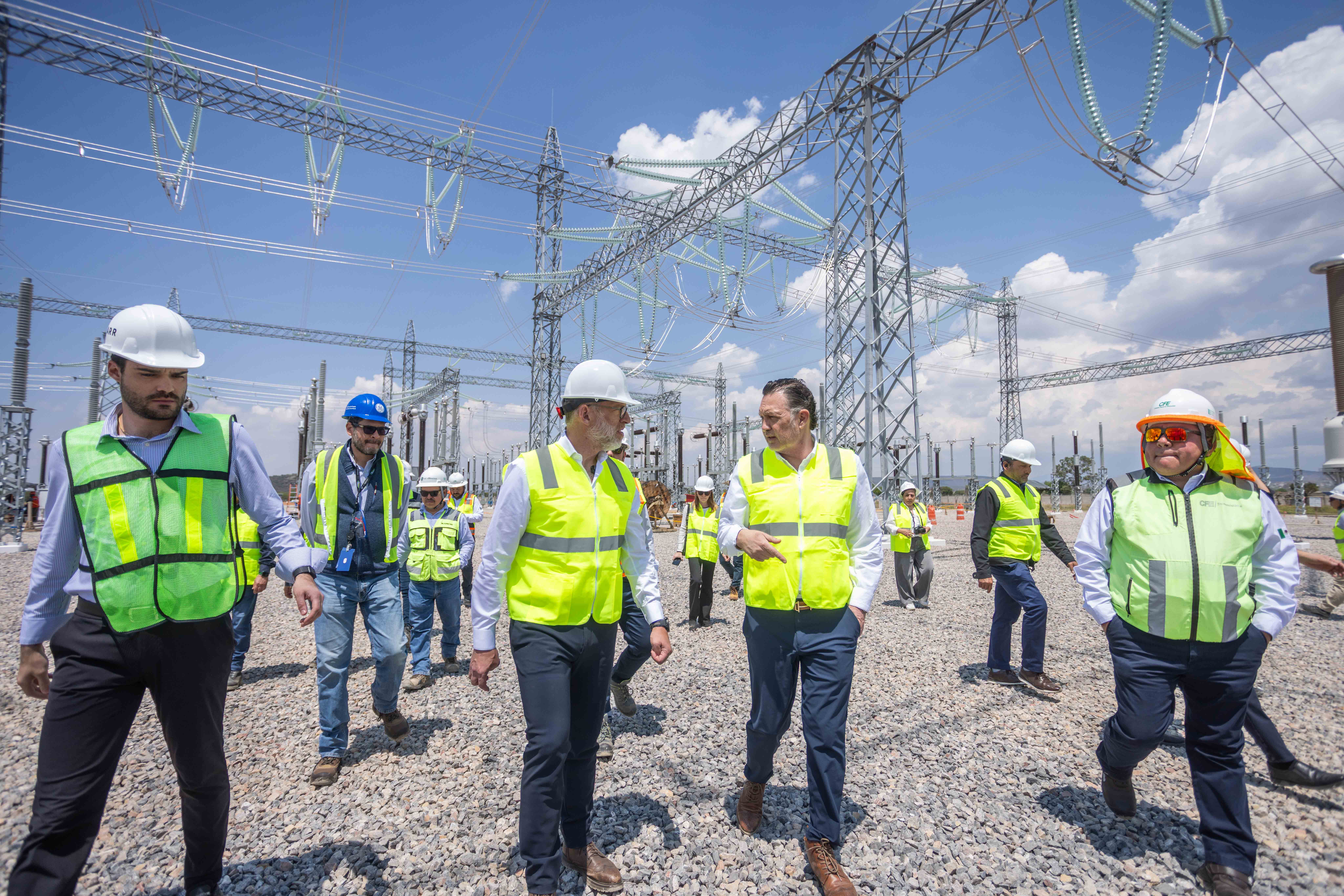 Registra un 92 % de avance la construcción de la Subestación de Maniobras de Energía El Blanco