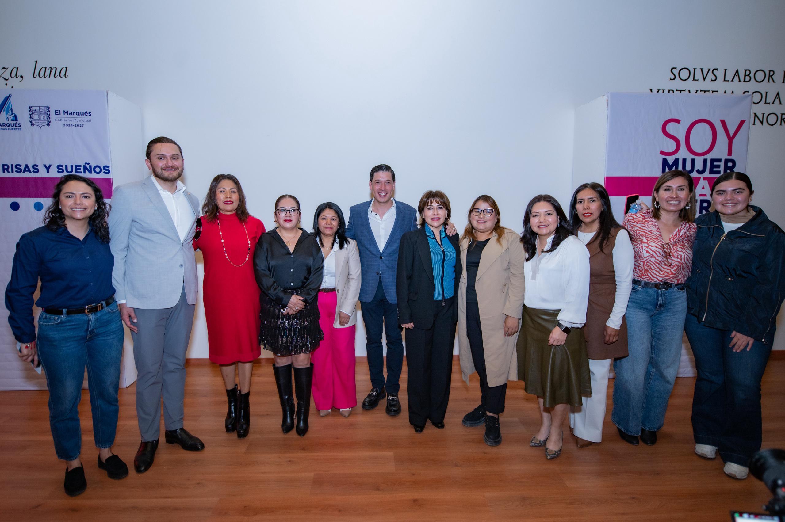 Encabeza alcalde Monsalvo clausura de “Soy Mujer, Soy Más Fuerte” con 300 jóvenes marquesinas