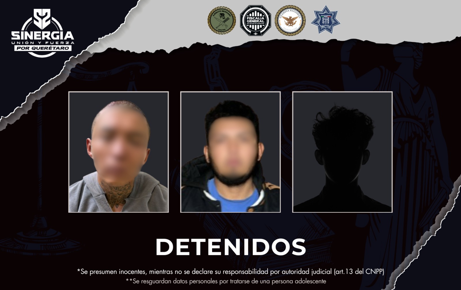 Dos cateos de Sinergia en El Marqués y Pedro Escobedo dejan tres personas detenidas