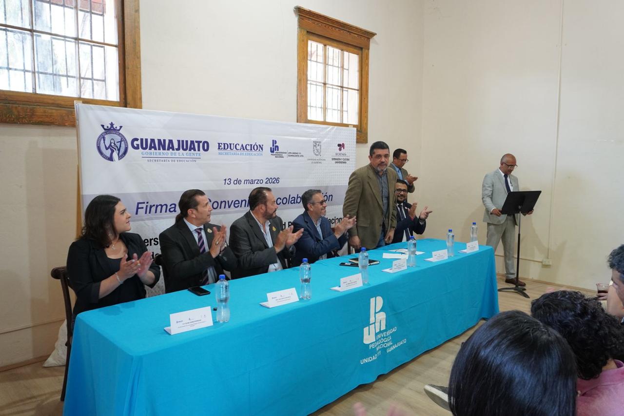 Formalizan UAQ y Secretaría de Educación de Guanajuato convenio académico cultural