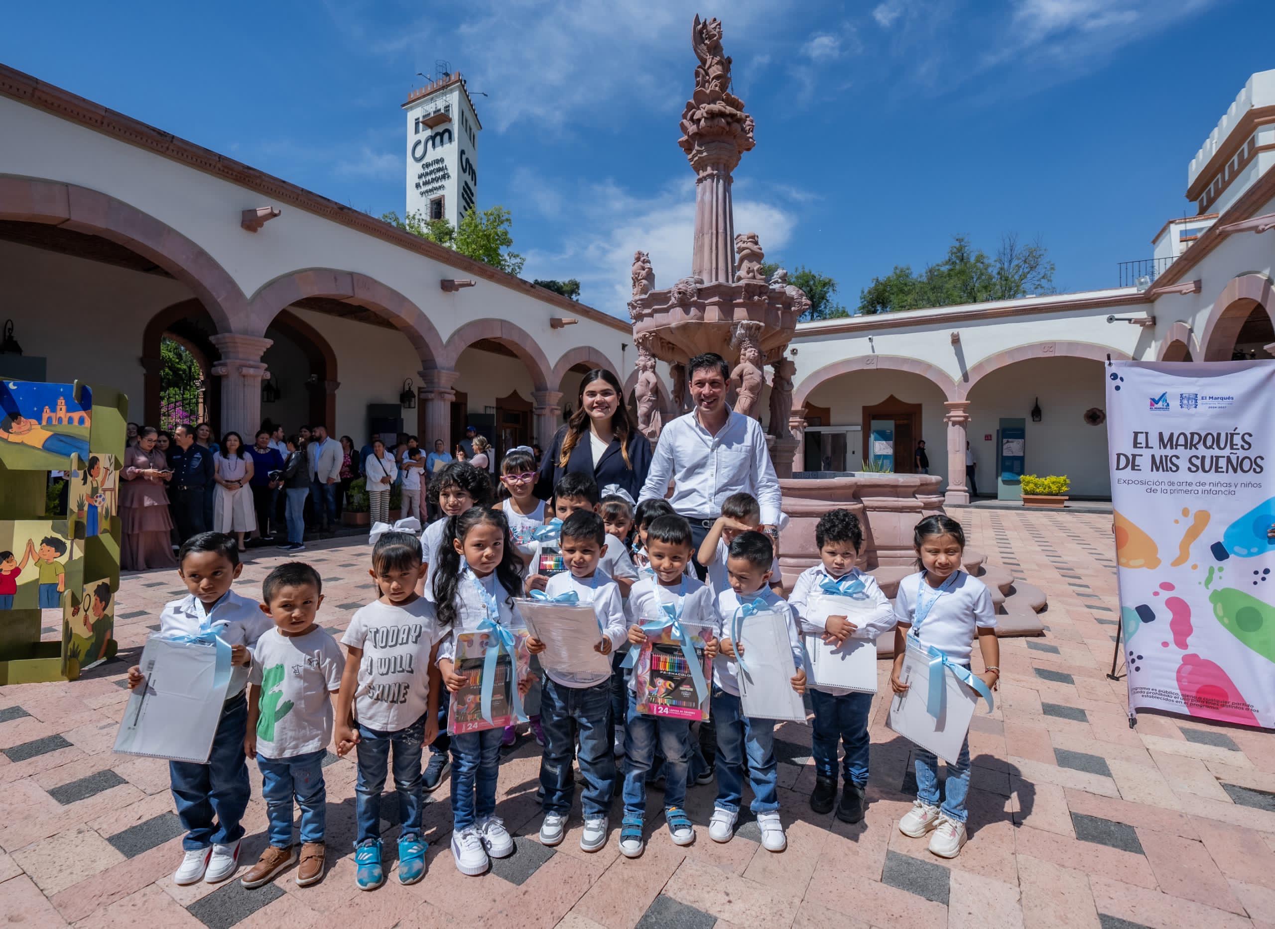 Rodrigo Monsalvo encabeza exposición “El Marqués de mis sueños” en favor de la niñez