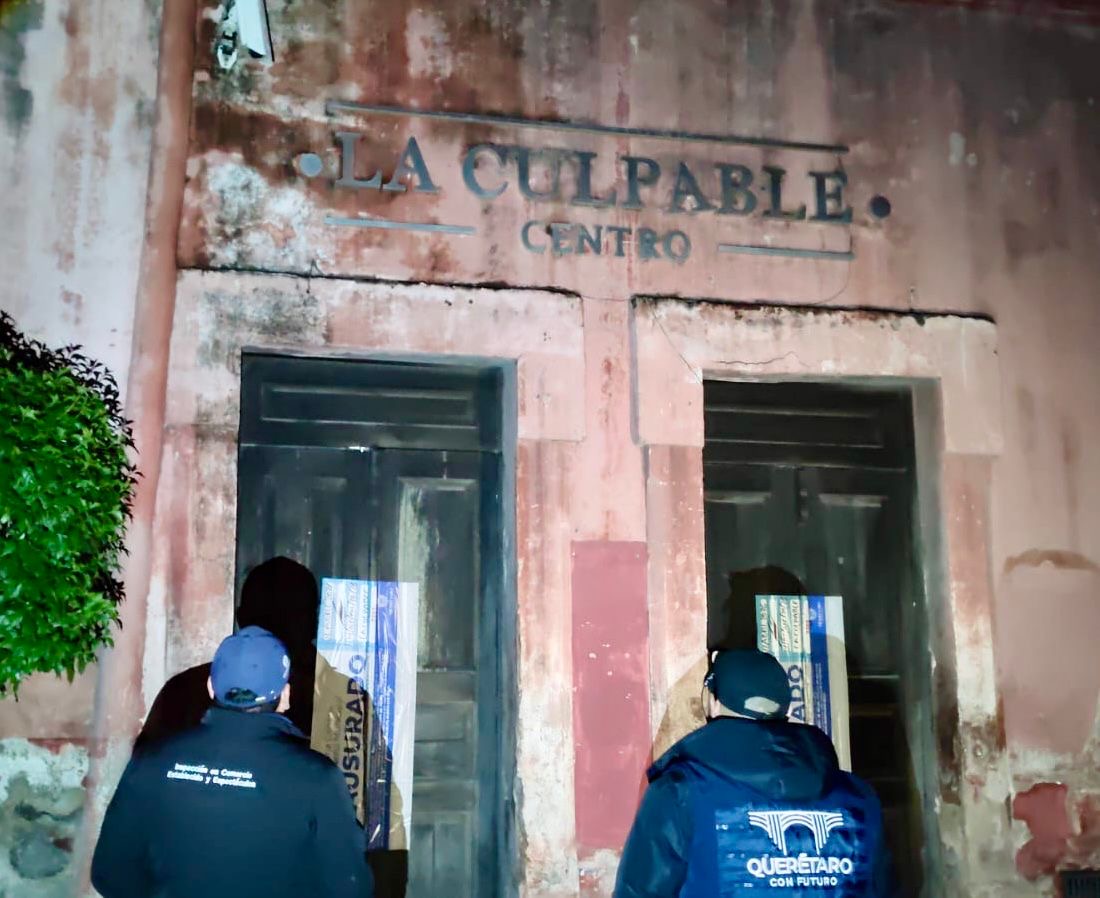 Clausura Municipio de Querétaro antro a través del uso de app Cierre Digital