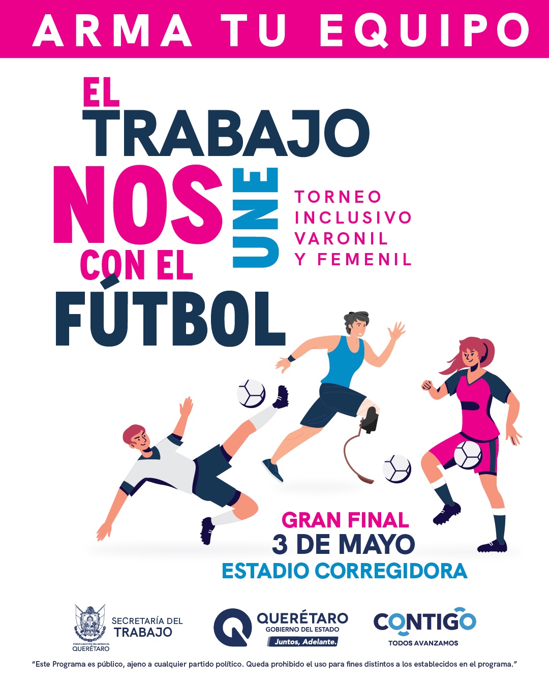 Promueve ST la convivencia e integración con el torneo El Trabajo Nos Une 2026