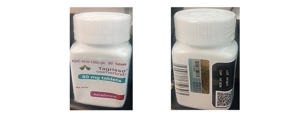 Alerta sanitaria de medicamentos sobre la falsificación del producto Tagrisso
