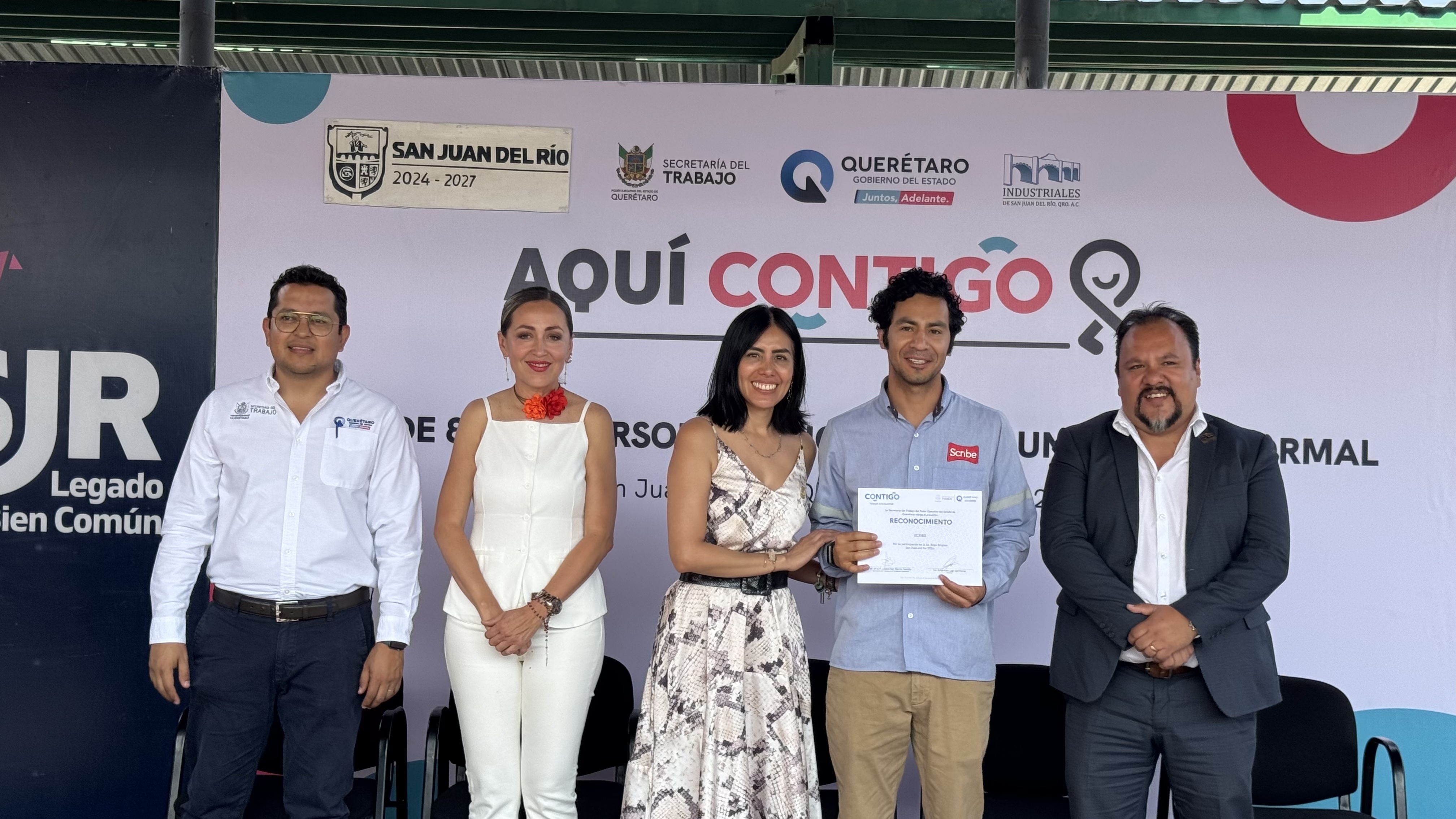 Acerca Liliana San Martín Castillo, titular de la ST, oportunidades laborales a San Juan del Río