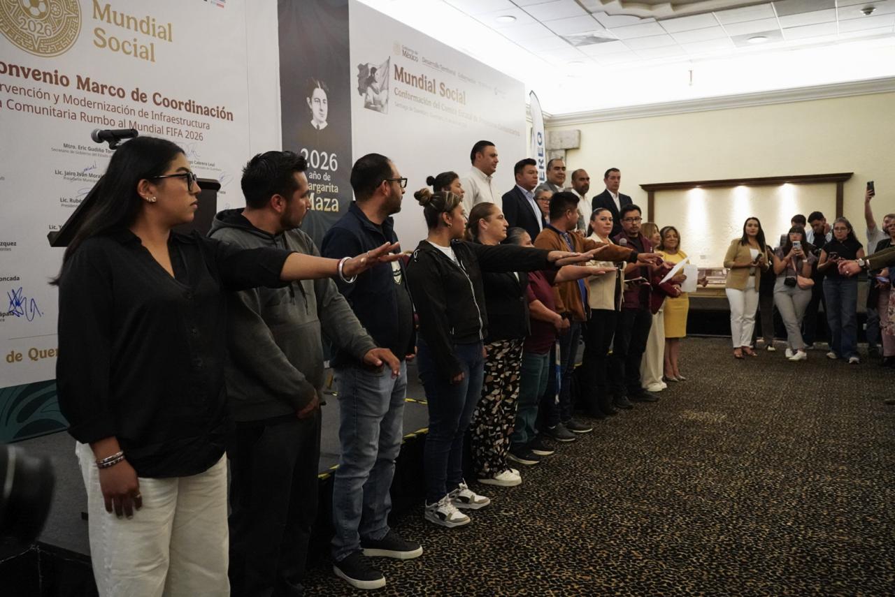Pedro Escobedo se suma a la modernización de infraestructura deportiva rumbo al Mundial 2026