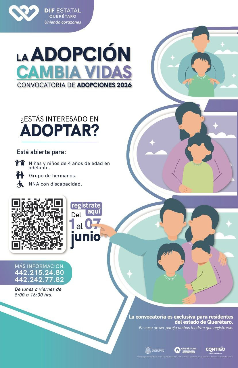 Alista DIF Estatal convocatoria de Adopciones 2026